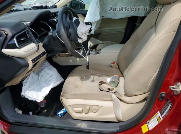 4T1C11AK0LU371202 2020 TOYOTA CAMRY Red Front interior view