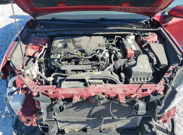 4T1C11AK0MU447440 2021 TOYOTA CAMRY Red Widok wnętrza z tyłu