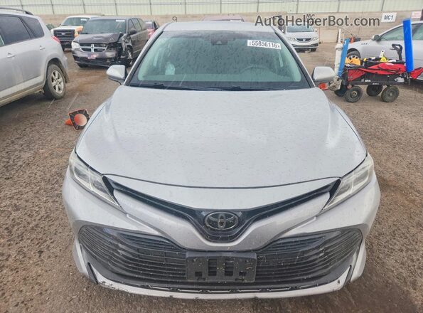 4T1C11AK1LU367319 2020 TOYOTA CAMRY Silver Front view