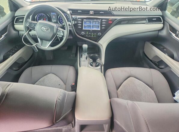 4T1C11AK1LU367319 2020 TOYOTA CAMRY Silver Dashboard view
