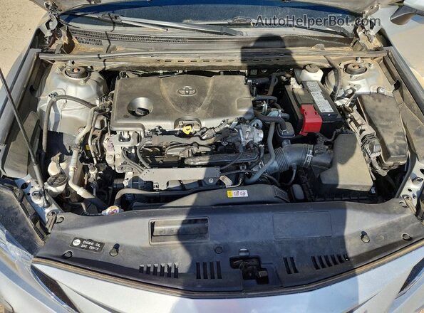 4T1C11AK1MU468801 2021 TOYOTA CAMRY Silver Սալոնի հետևի տեսք