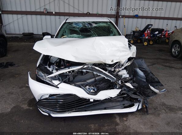 4T1C11AK2LU390771 2020 TOYOTA CAMRY White Widok zestawu wskaźników