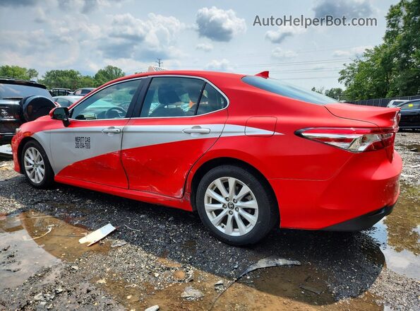 4T1C11AK2LU892485 2020 TOYOTA CAMRY Red Trasero izquierdo