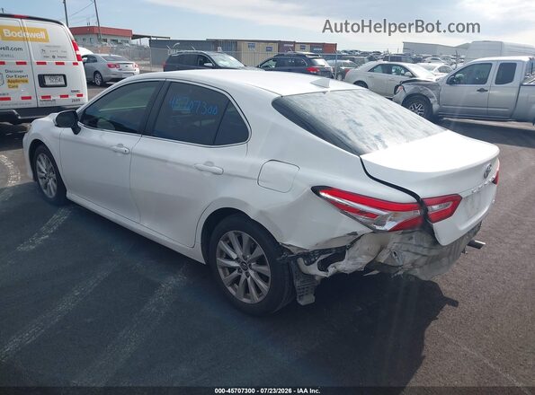 4T1C11AK3LU889384 2020 TOYOTA CAMRY Белый Задняя левая четверть