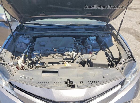 4T1C11AK3LU913473 2020 TOYOTA CAMRY Gray უკანა სალონის ხედი
