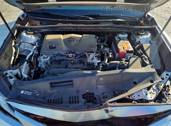 4T1C11AK3LU998217 2020 TOYOTA CAMRY Silver უკანა სალონის ხედი