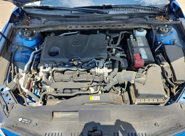 4T1C11AK4LU340356 2020 TOYOTA CAMRY Blue Սալոնի հետևի տեսք