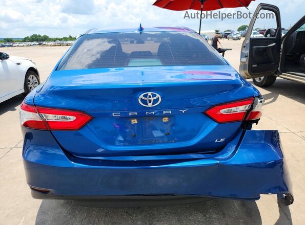4T1C11AK4LU340356 2020 TOYOTA CAMRY Blue Հետևի տեսք