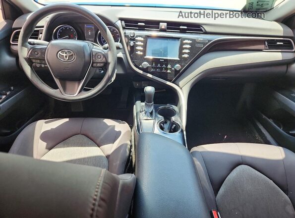 4T1C11AK4LU340356 2020 TOYOTA CAMRY Blue Առջևի վահանակի տեսք