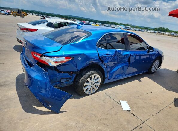 4T1C11AK4LU340356 2020 TOYOTA CAMRY Blue Հետևի աջ