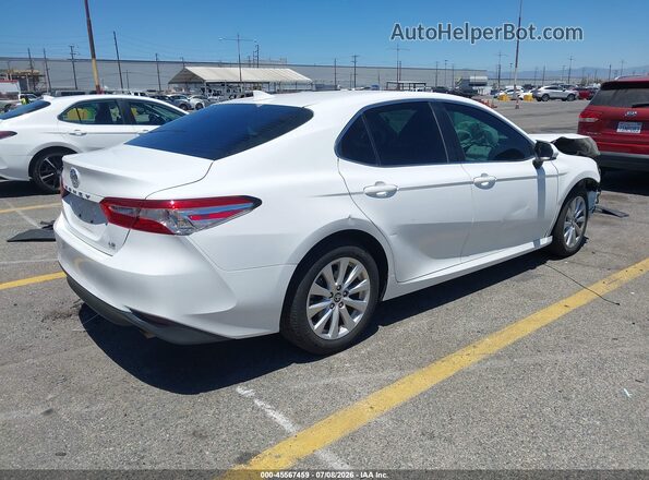 4T1C11AK6LU888536 2020 TOYOTA CAMRY White Trasero derecho