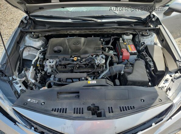 4T1C11AK6MU459284 2021 TOYOTA CAMRY Серебряный Вид задней части салона