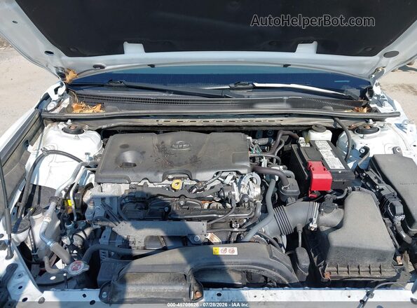4T1C11AK6MU595446 2021 TOYOTA CAMRY White Widok z tyłu