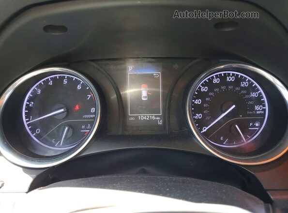 4T1C11AK7LU362576 2020 TOYOTA CAMRY Белый Вид щитка приборов