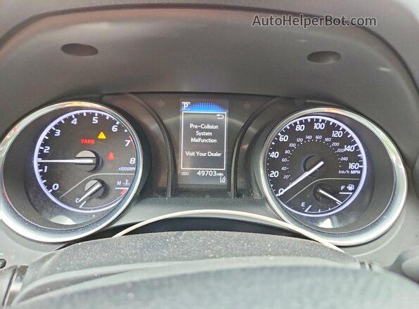 4T1C11AK7LU974213 2020 TOYOTA CAMRY Silver Instrument cluster view