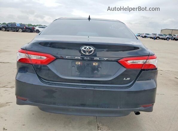 4T1C11AK7LU996082 2020 TOYOTA CAMRY Black Rear view