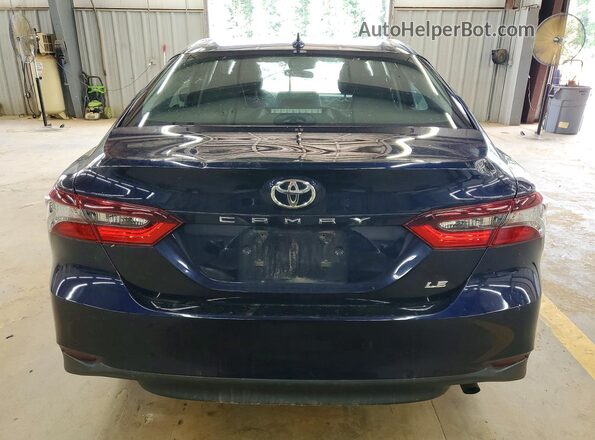 4T1C11AK7NU072258 2022 TOYOTA CAMRY Blue Widok z tyłu
