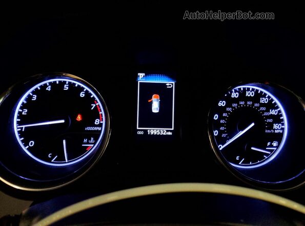 4T1C11AK8LU311734 2020 TOYOTA CAMRY Red Widok zestawu wskaźników