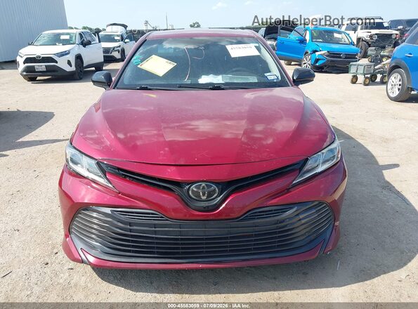 4T1C11AK8LU341476 2020 TOYOTA CAMRY Red Widok zestawu wskaźników