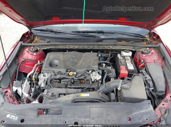4T1C11AK8MU601876 2021 TOYOTA CAMRY Red Вид ззаду