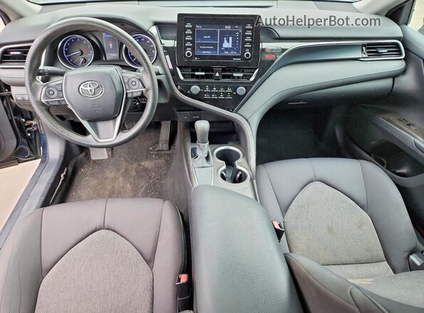4T1C11AKXMU415448 2021 TOYOTA CAMRY Blue Widok deski rozdzielczej