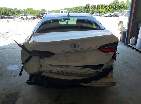 4T1C11AKXNU641040 2022 TOYOTA CAMRY White Հետևի տեսք