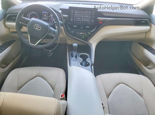 4T1C11AKXNU641040 2022 TOYOTA CAMRY White Առջևի վահանակի տեսք