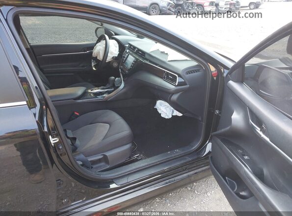 4T1C11BK3LU018094 2020 TOYOTA CAMRY Black Вид салону спереду