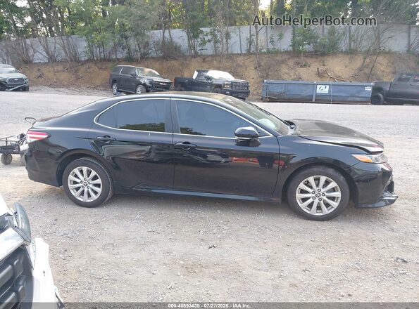 4T1C11BK3LU018094 2020 TOYOTA CAMRY Black Вид щитка приладів