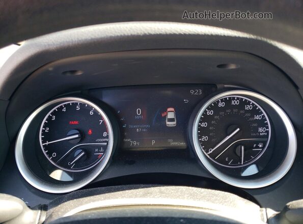 4T1C11BKXMU030129 2021 TOYOTA CAMRY Gray Սարքավորումների վահանակի տեսք