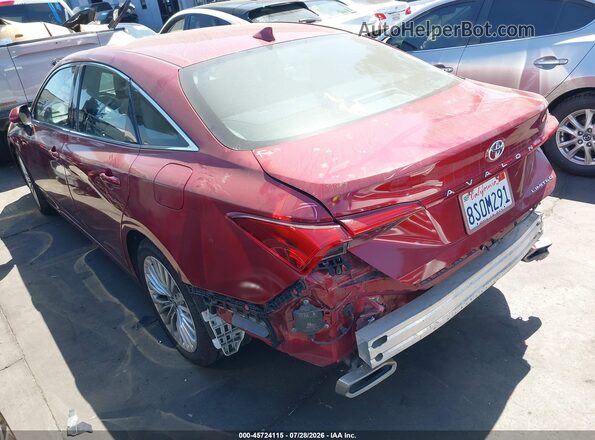 4T1CZ1FB0LU055915 2020 TOYOTA AVALON Red Rear left