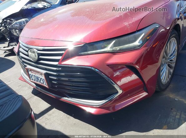 4T1CZ1FB0LU055915 2020 TOYOTA AVALON Red Rear interior view