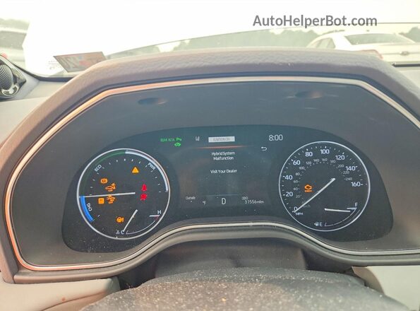 4T1D21FB6LU013130 2020 TOYOTA AVALON Белый Вид щитка приборов