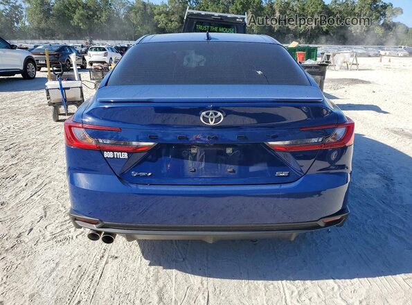 4T1DAACK0SU101984 2025 TOYOTA CAMRY Blue Հետևի տեսք