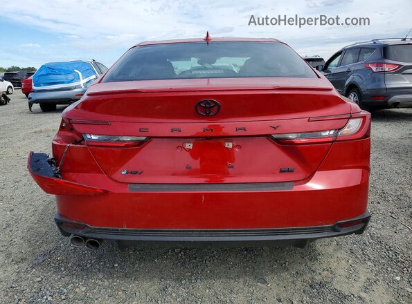 4T1DAACK0SU136055 2025 TOYOTA CAMRY Burgundy Vista trasera