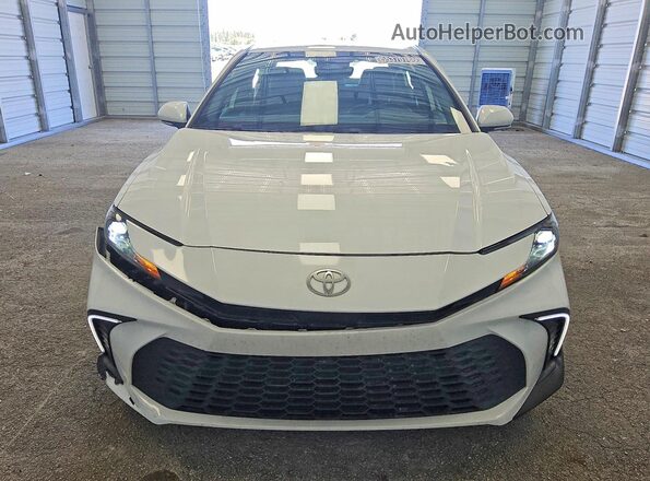 4T1DAACK0SU530879 2025 TOYOTA CAMRY White Front view