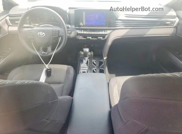 4T1DAACK0SU569925 2025 TOYOTA CAMRY White Առջևի վահանակի տեսք