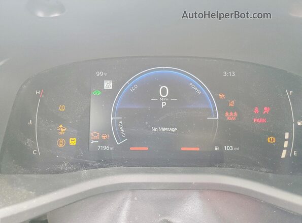 4T1DAACK0TU262207 2026 TOYOTA CAMRY Blue ხელსაწყოთა პანელის ხედი