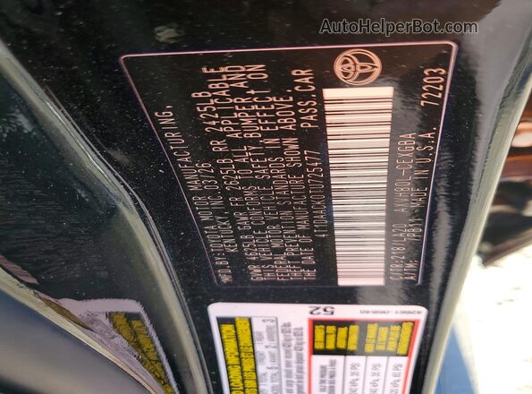 4T1DAACK0TU725477 2026 TOYOTA CAMRY Black Engine compartment view