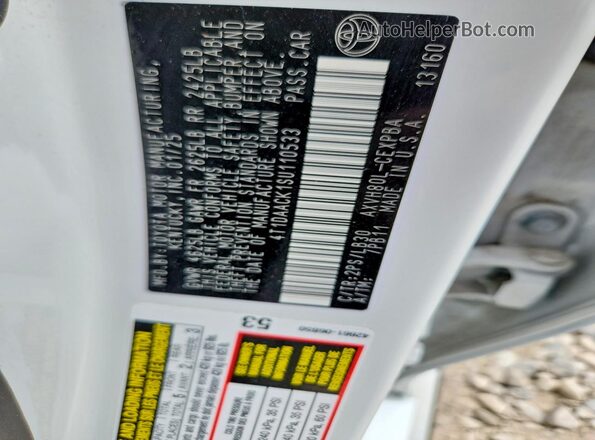 4T1DAACK1SU110533 2025 TOYOTA CAMRY White Engine compartment view