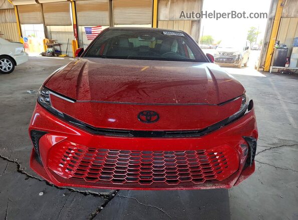 4T1DAACK1SU121791 2025 TOYOTA CAMRY Maroon Вид спереду