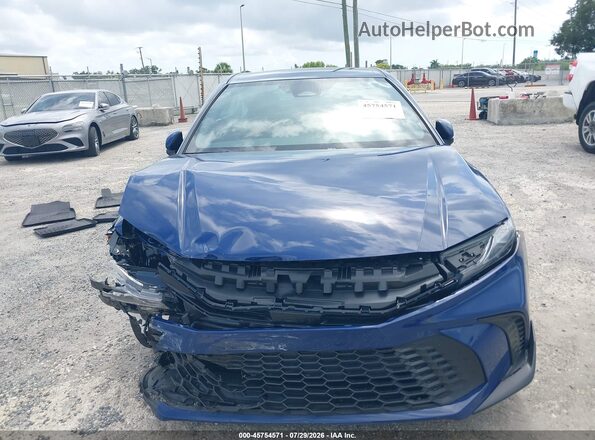 4T1DAACK1SU133620 2025 TOYOTA CAMRY Blue Widok zestawu wskaźników
