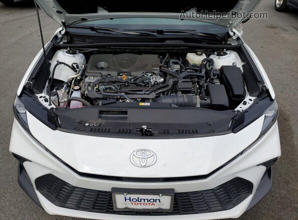 4T1DAACK1SU140311 2025 TOYOTA CAMRY White Widok wnętrza z tyłu