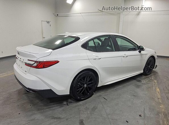 4T1DAACK1SU148392 2025 TOYOTA CAMRY White Հետևի աջ