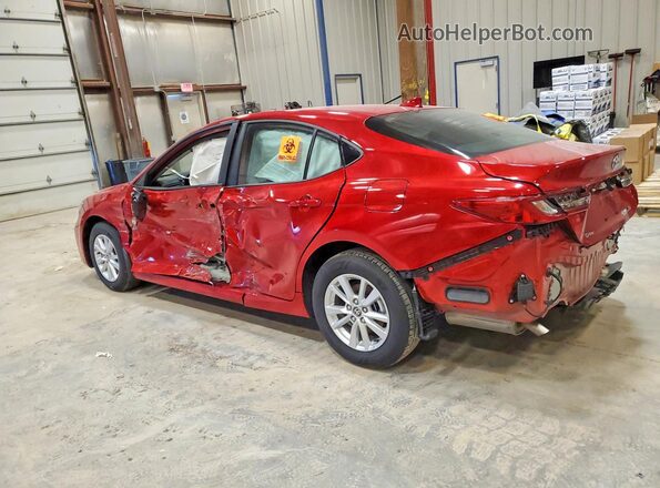 4T1DAACK1SU182199 2025 TOYOTA CAMRY Red Rear left