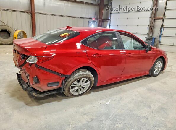 4T1DAACK1SU182199 2025 TOYOTA CAMRY Red Rear right