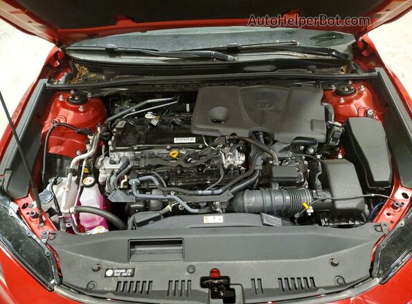 4T1DAACK1SU182199 2025 TOYOTA CAMRY Red Rear interior view