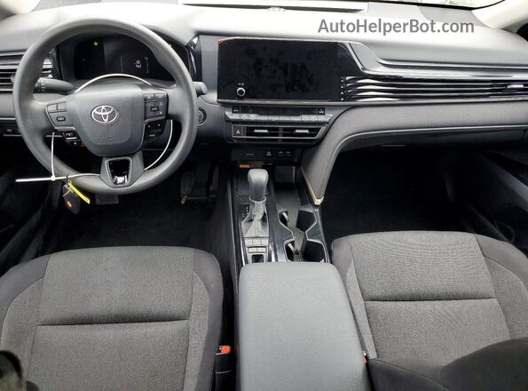 4T1DAACK1SU509992 2025 TOYOTA CAMRY Black Առջևի վահանակի տեսք