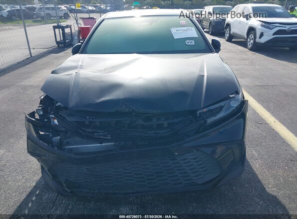4T1DAACK1SU515453 2025 TOYOTA CAMRY Black Widok zestawu wskaźników