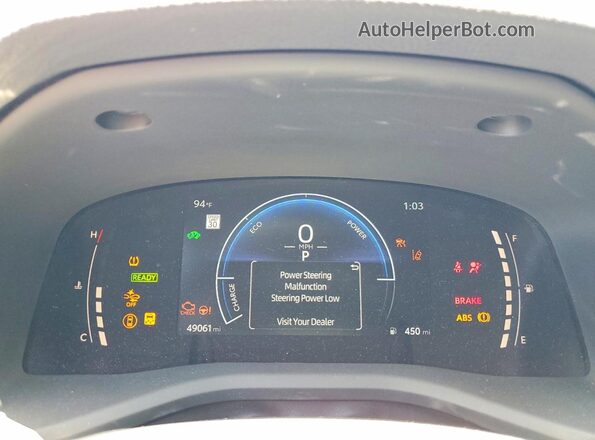 4T1DAACK1SU587060 2025 TOYOTA CAMRY Серый Вид щитка приборов